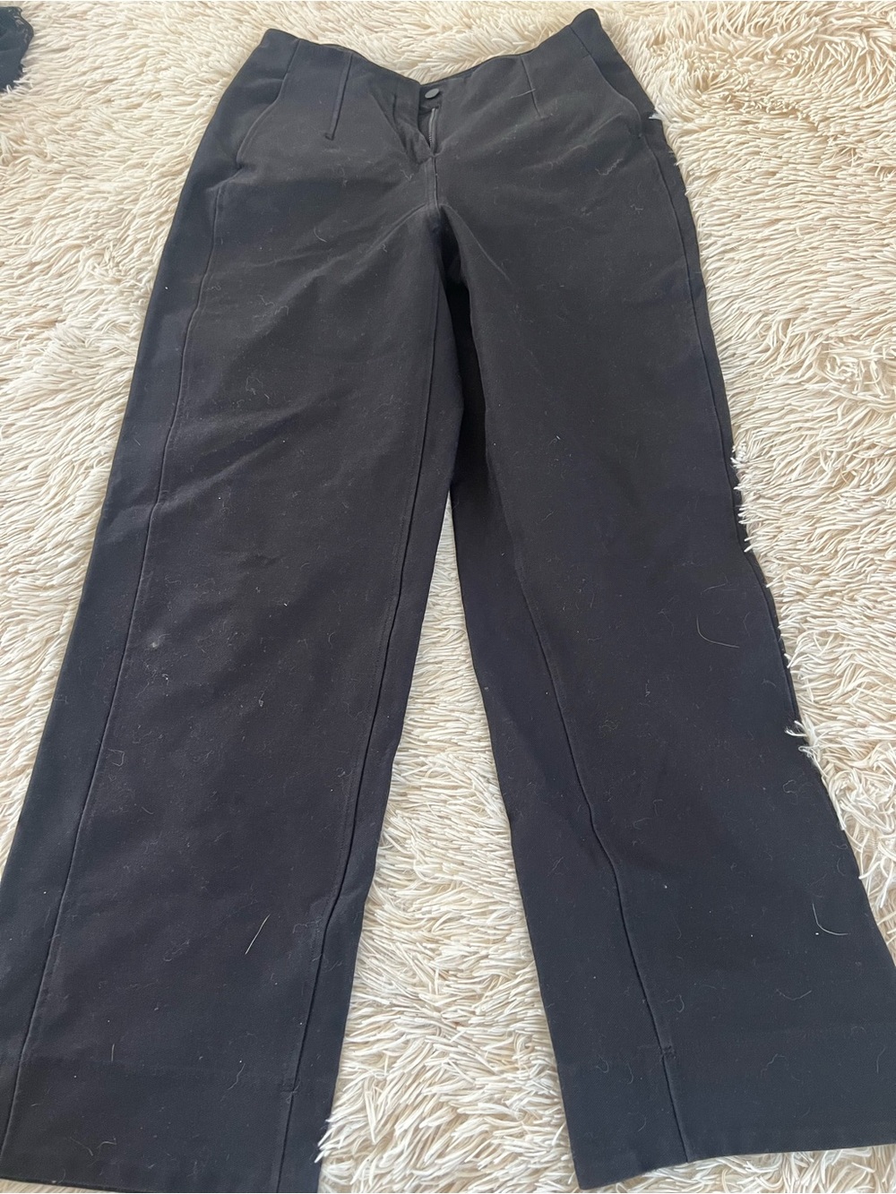 lululemon athletica Black Wide-Leg pants